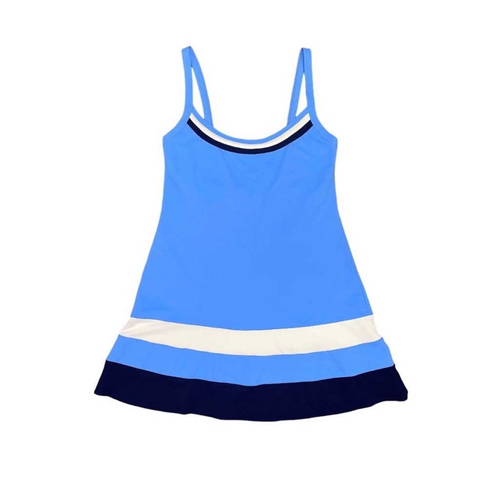 Tail Tennis Dress Women’s Medium Blue Striped Athletic A-Line Y2K Vintage